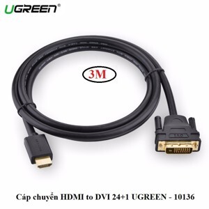 Cáp chuyển đổi HDMI to DVI Ugreen 10136 3M