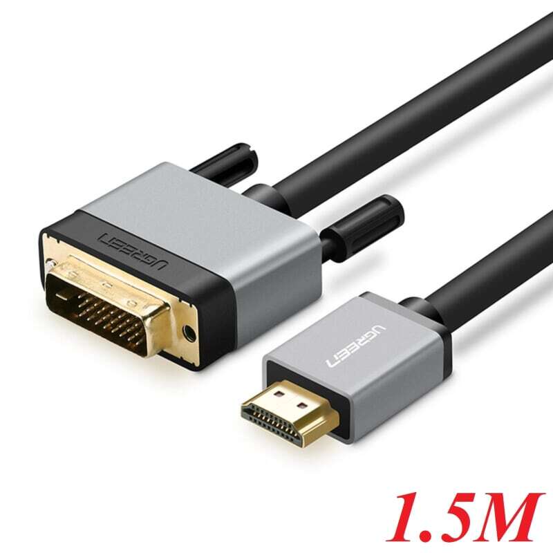 Cáp chuyển đổi HDMI to DVI Ugreen 20886 1.5M
