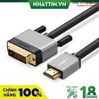 Cáp chuyển đổi HDMI to DVI (24+1) dài 5M Ugreen 20889