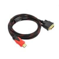 Cáp chuyển đổi HDMI To DVI 1.5m Dây lưới