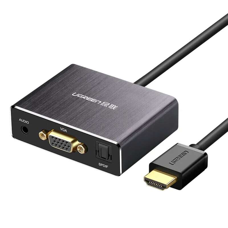 Cáp chuyển đổi HDMI to VGA+Audio+Spdif Ugreen 40282