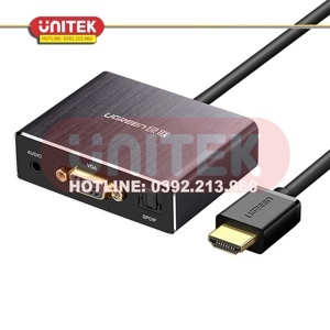 Cáp chuyển đổi HDMI to VGA+Audio+Spdif Ugreen 40282