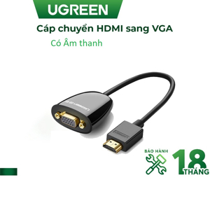 Cáp chuyển đổi HDMI to VGA Ugreen 40212
