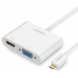 Cáp chuyển đổi Micro HDMI to HDMI và VGA Ugreen 30354