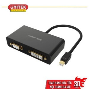Cáp chuyển đổi Mini Displayport to HDMI VGA DVI Ugreen 10440