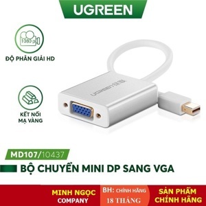 Cáp chuyển đổi Mini Displayport to VGA Ugreen 10403