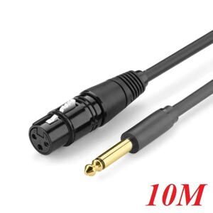 Cáp chuyển đổi từ 6.5mm sang AV Cannon (XLR) Ugreen 20723 10m