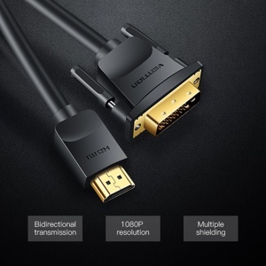 Cáp chuyển đổi từ HDMI sang DVI 1.5m Vention ABFBG