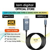 Cáp Chuyển Đổi Từ USB Type-C Sang HDMI 2.0 4K Chất Lượng Cao Dài 2 Mét Tương Thích Macbook