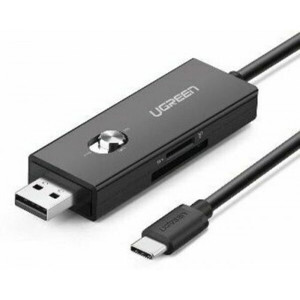 Cáp chuyển đổi TYPE C sang USB 2.0 + SD TF Ugreen 30520 25CM