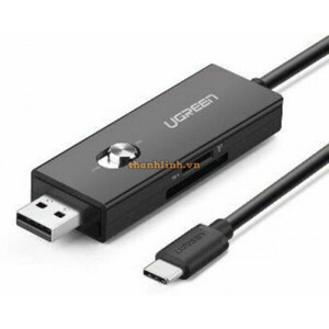 Cáp chuyển đổi TYPE C sang USB 2.0 + SD TF Ugreen 30520 25CM