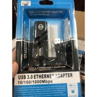 Cáp Chuyển Đổi USB 3.0 To Lan - USB Sang Lan/Cáp Chuyển Đổi USB 3.0 To Lan 10-100-1000 Mbps Gigabit