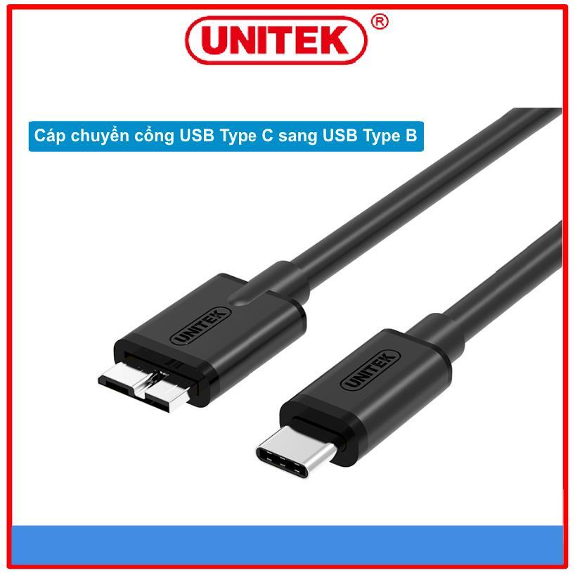 Cáp chuyển đổi USB 3.1 Type-C sang Micro B Unitek Y-C475BK