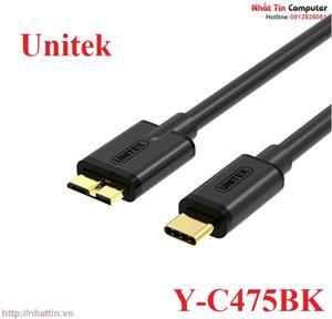 Cáp chuyển đổi USB 3.1 Type-C sang Micro B Unitek Y-C475BK