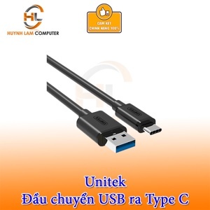 Cáp chuyển đổi USB 3.1 Type-C sang USB 3.0 Unitek Y-C474BK