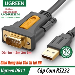 Cáp chuyển đổi USB sang RS232 Ugreen 20223 3m