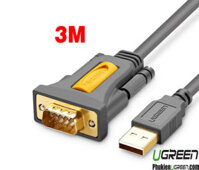 Cáp chuyển đổi USB to COM RS232 3M Ugreen 20223