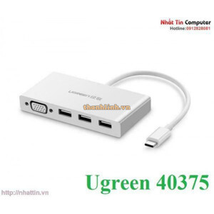 Cáp chuyển đổi USB Type-c sang VGA Ugreen 40375