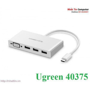 Cáp chuyển đổi USB Type-c sang VGA Ugreen 40375