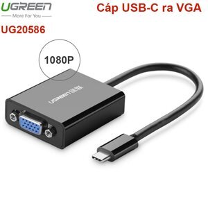 Cáp chuyển đổi USB Type-C sang VGA Ugreen 20586