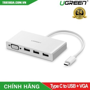 Cáp chuyển đổi USB Type-c sang VGA Ugreen 40375