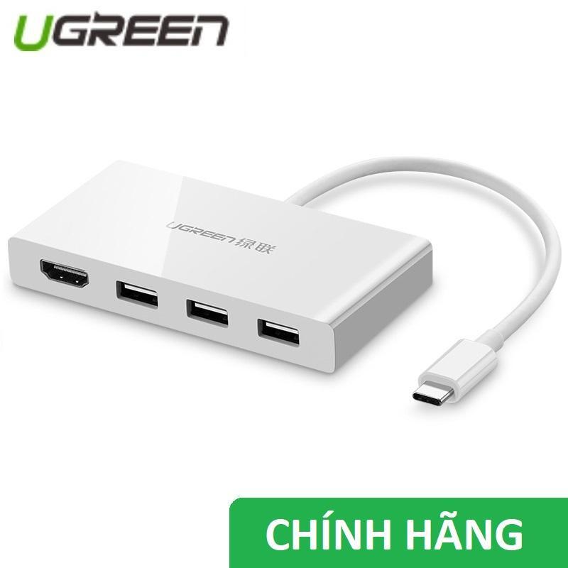 Cáp chuyển đổi USB Type-C sang HUB 3.0 & HDMI Ugreen 40374