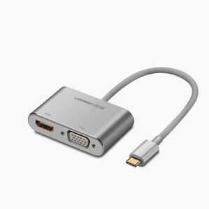 Cáp chuyển đổi USB type-C to HDMI và VGA Ugreen 50317