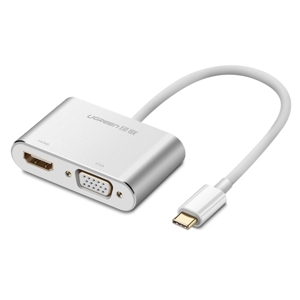 Cáp chuyển đổi USB type-C to HDMI và VGA Ugreen 50317
