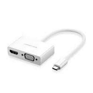 Cáp chuyển đổi USB type C to HDMI/VGA Ugreen 30843