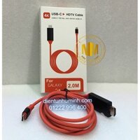 Cáp chuyển đổi USB type C to HDMI 4K For Samsung ra tivi