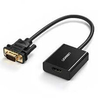 Cáp Chuyển Đổi VGA sang HDMI + Audio 3.5mm UGREEN 50945