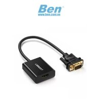 Cáp Chuyển đổi VGA sang HDMI + Audio Ugreen 50945 CM513 (30cm, có cổng trợ nguồn USB-C)