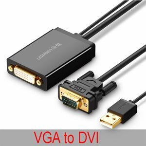 Cáp chuyển đổi VGA to DVI 24+1 Ugreen 30839