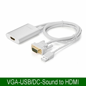 Cáp chuyển đổi VGA to HDMI + Audio Ugreen UG-40263
