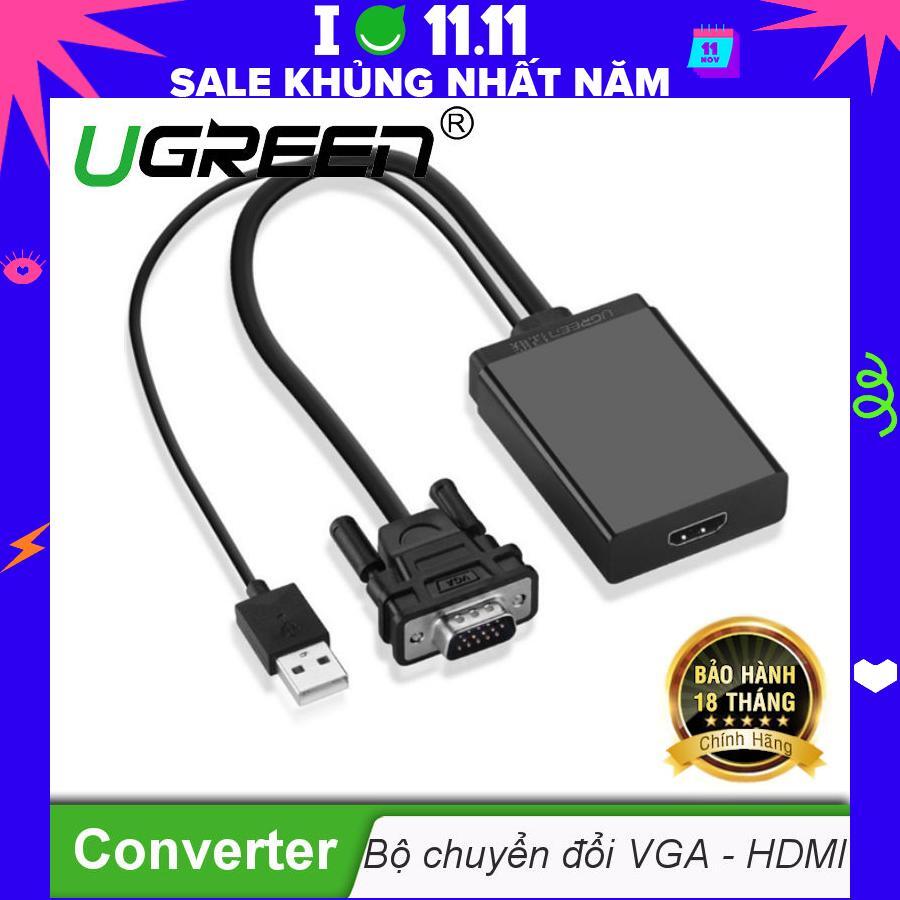 Cáp chuyển đổi VGA to HDMI Ugreen MM106