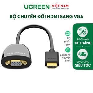 Cáp chuyển HDMI sang VGA Ugreen 40253