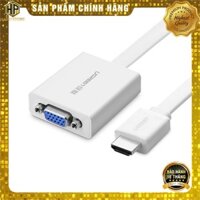 Cáp chuyển HDMI sang VGA Ugreen 40247 có Audio, nguồn phụ cao cấp - Hapustore