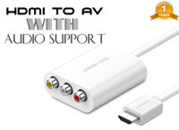 Cáp chuyển HDMI to AV chính hãng Ugreen 30452 hỗ trợ NTSC / PAL