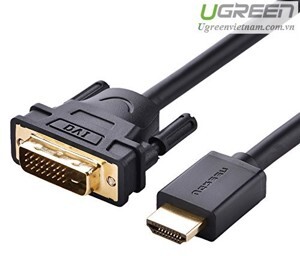 Cáp chuyển HDMI to DVI 1m Ugreen 30116