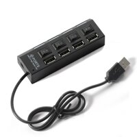 Cáp chuyển Hub SANNY chia 4 cổng (port) usb có công tắc tốc độ 2.0 Hi-Speed loại 1 full box vỹ [BH 1 tháng]