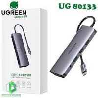 Cáp Chuyển Hub Ugreen 10 in1 USB Type C Ra HDMI 4K Cao Cấp Ugreen 80133 Chính Hãng