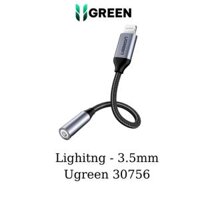Cáp chuyển Lightning sang Audio 3.5mm Ugreen 30756