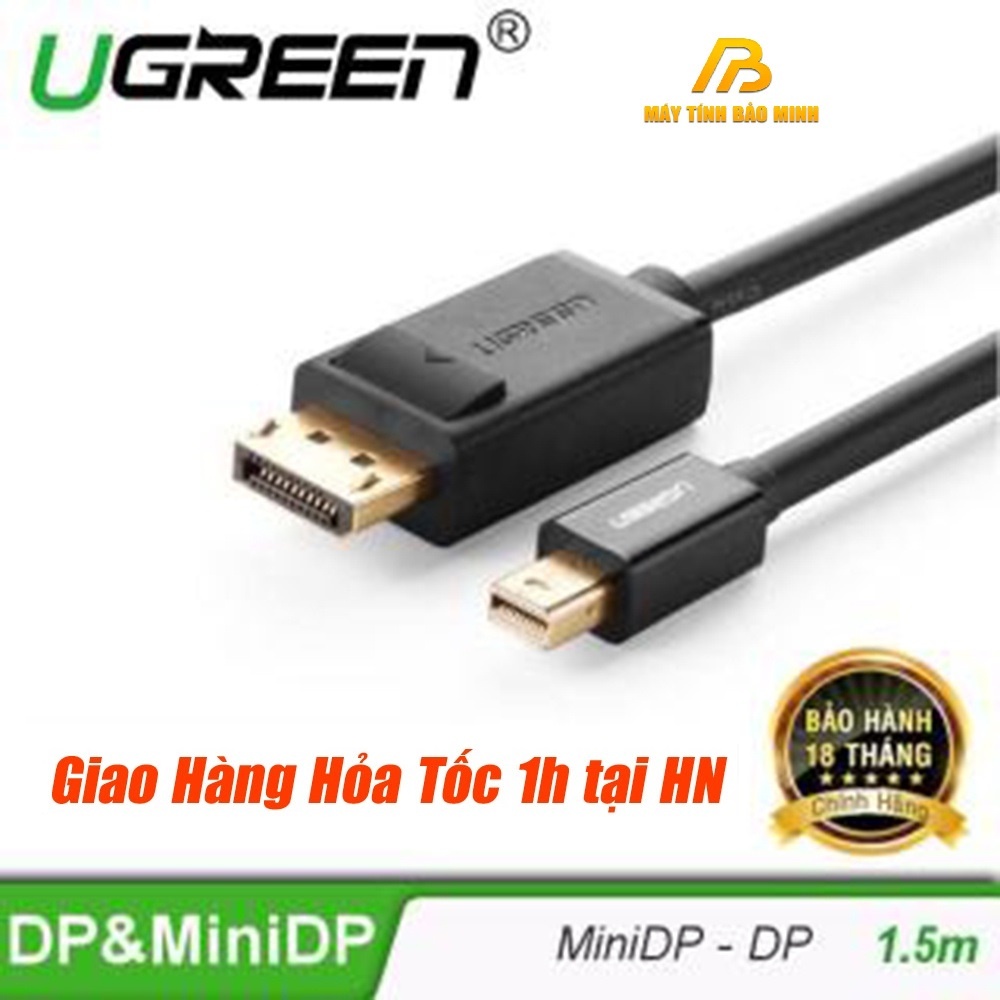 Cáp chuyển Mini Displayport sang Displayport 1.5M Ugreen 10477