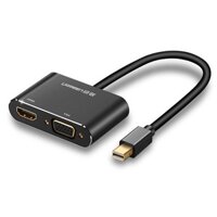 Cáp Chuyển Mini Displayport Sang VGA Và HDMI UGREEN 20422 - Thunderbolt To VGA và HDMI - Hàng Chính Hãng