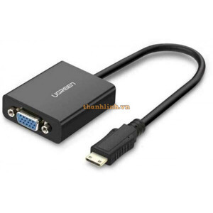 Cáp chuyển Mini HDMI to VGA + Audio Ugreen 40270
