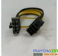 Cáp chuyển nguồn điện VGA 6 pin sang CPU 8 pin