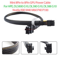 Cáp chuyển nguồn Mini 8Pin GPU to 8PIN PCI-E VGA Nvidia K80 M40 M60 P40 P100 cho HPE ProLiant DL580G10 DL380G10 DL388G10