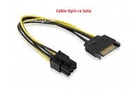 CÁP chuyển NGUỒN VGA 6 PIN ra SATA
