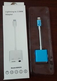 Cap CHUYỂN Tai Nghe Iphone 7 LIGHTNING ->3.5 + LIGHTNING -MH030