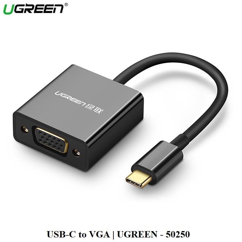 Cáp chuyển tín hiệu USB type-C ra VGA Ugreen 50250